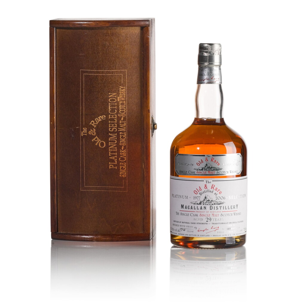 View full screen - View 1 of Lot 198. Macallan Douglas Laing Old & Rare Platinum 29 Year Old 50.3 abv 1977 (1 BT70).