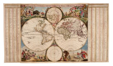View full screen - View 1 of Lot 38. Carel Allard | World map, c.1683.