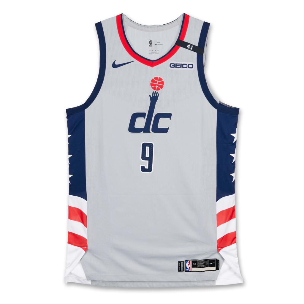 View full screen - View 1 of Lot 93. Deni Avdija Washington Wizards 2020-2021 Game Worn City Edition Jersey | Rookie Season | Season High Points, Assists, Field Goals, and 3-Pointers | 10th Career Game.