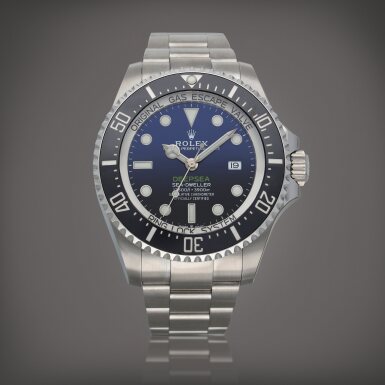 View full screen - View 1 of Lot 139. Sea-Dweller 'Deep-See' Reference 116660 A stainless steel wristwatch with date, helium escape valve and bracelet Circa 2020 | 勞力士 | Sea-Dweller 'Deep-Sea' 型號 116660 精鋼鍊帶腕錶備日期顯示及排氦閥,製作年份約 2020.