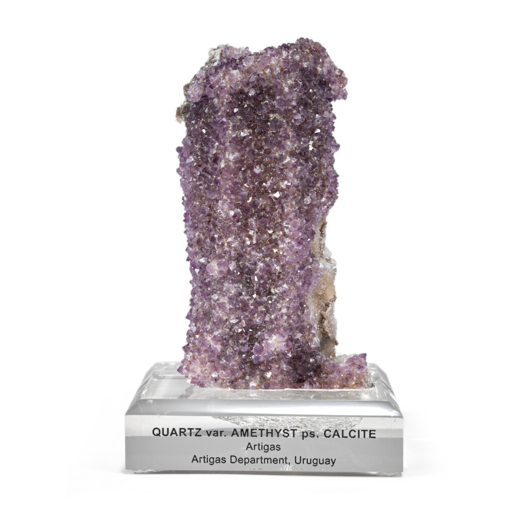 View full screen - View 1 of Lot 77. Quartz var. Amethyst Pseudomorph After Calcite.