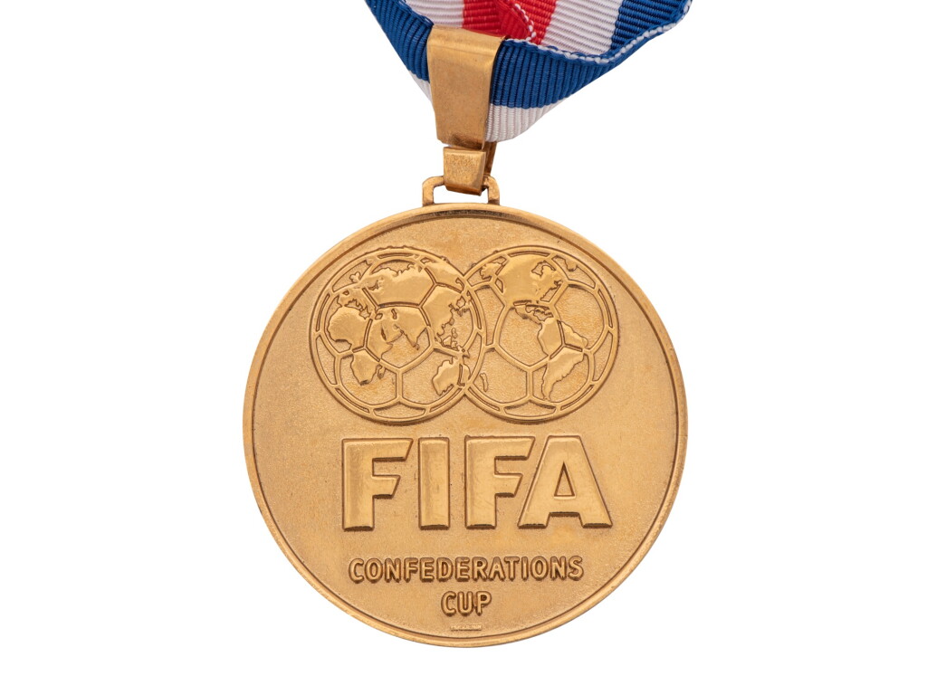 View full screen - View 1 of Lot 100. 2001 FIFA Confederations Cup Gold Medal.