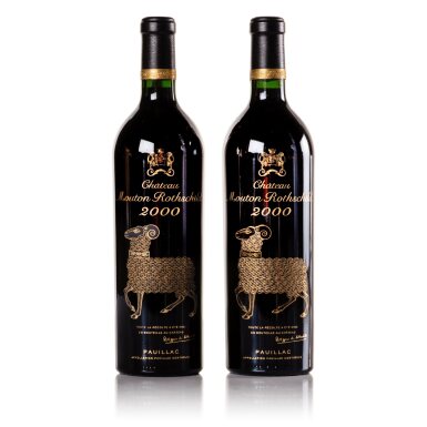 View full screen - View 1 of Lot 325. Château Mouton Rothschild 2000 (2 BT).