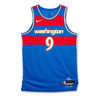 View full screen - View 1 of Lot 91. Deni Avdija Washington Wizards 2021-2022 Game Worn City Edition Jersey.