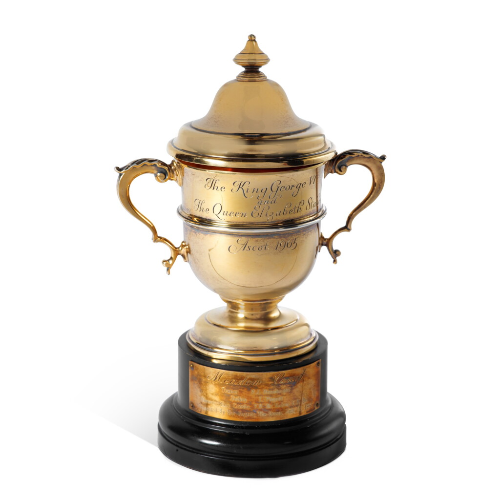 View full screen - View 1 of Lot 14. King George VI and Queen Elizabeth Stakes: An English Silver-Gilt Trophy, Asprey, London, 1965.
