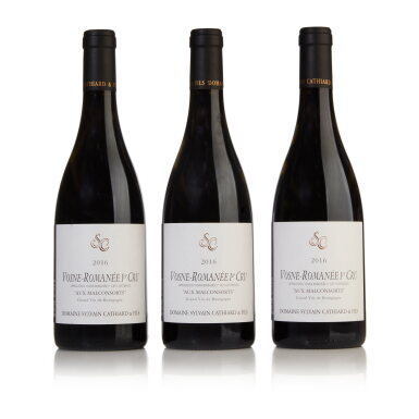 View full screen - View 1 of Lot 388. Vosne Romanée, Aux Malconsorts 2016 Sylvain Cathiard (3 BT).