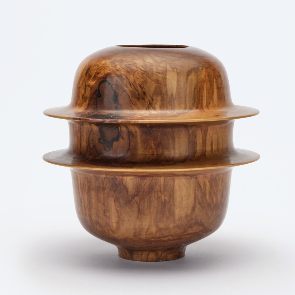View full screen - View 1 of Lot 131. Ed Moulthrop, "Saturn" Bowl.