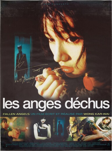 View full screen - View 1 of Lot 317. Wong Kar Wai 王家衛 | Fallen Angels - autographed poster 《墮落天使》— 導演簽名海報.