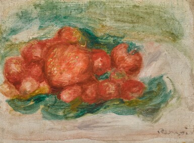 View full screen - View 1 of Lot 135. Nature morte aux fraises.