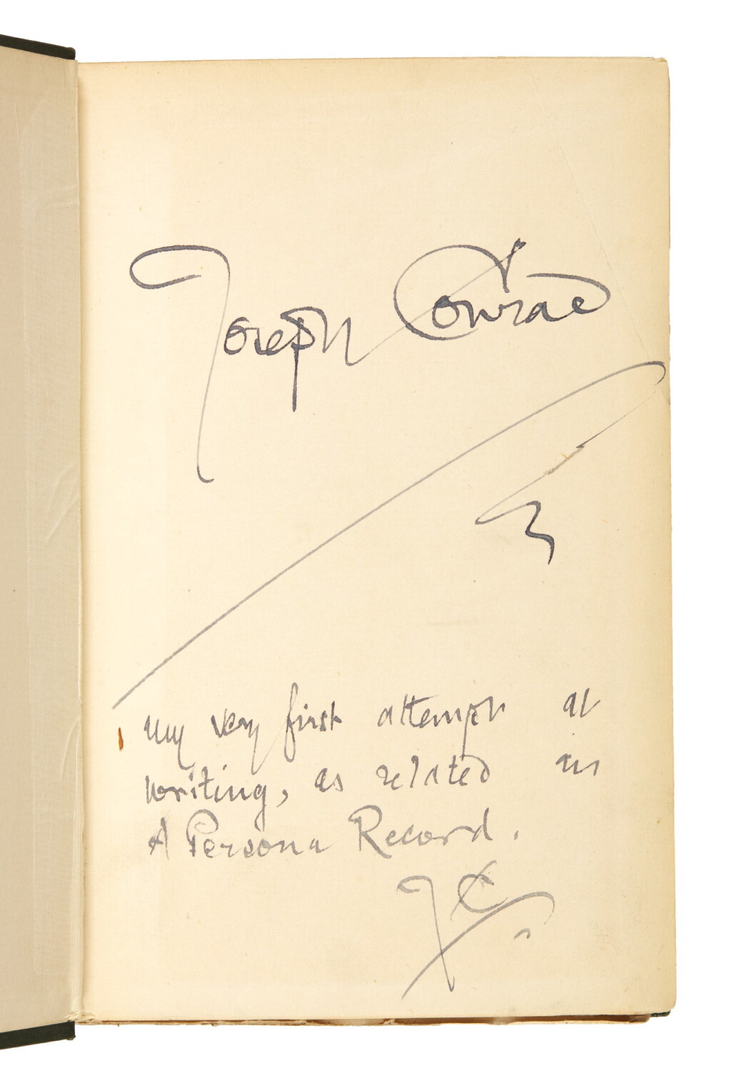 View full screen - View 1 of Lot 85. Conrad, Almayer's Folly, 1895, signed.