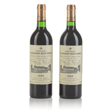 View full screen - View 1 of Lot 478. Château La Mission Haut-Brion 1986 (2 BT).