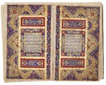 An illuminated Qur’an, copied by Muhammad 'Ali ibn Muhammad Sadiq al-Isfahani, Persia, Qajar, dated 1227 AH/1812-13 AD