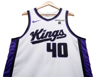 View full screen - View 1 of Lot 111. Harrison Barnes Sacramento Kings 2023-2024 Game Worn Association Edition Jersey.