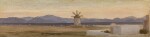 FREDERIC, LORD LEIGHTON, P.R.A., R.W.S | The Mountains of Asia Minor, from Rhodes
