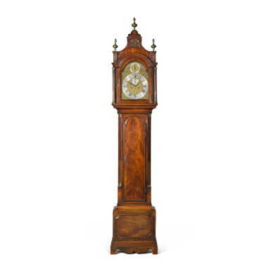 View full screen - View 1 of Lot 55. A George III mahogany longcase clock, John and Edward Ellicott, London, circa 1770.