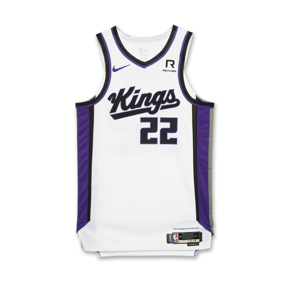 View full screen - View 1 of Lot 264. Devin Carter Sacramento Kings 2024-2025 Game Worn Association Edition Jersey .
