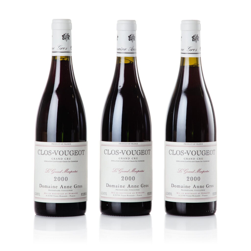 View full screen - View 1 of Lot 1471. Clos Vougeot, Le Grand Maupertui 2000 Anne Gros (3 BT).