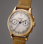Reference 530 | An oversized pink gold chronograph wristwatch, Made in 1951 | 百達翡麗 | 型號530 | 特大粉紅金計時腕錶,1951年製