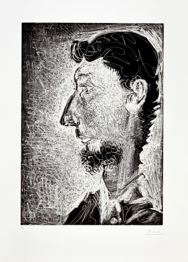 View full screen - View of Portrait de Piero Crommelynck. II (B. 1378; Ba. 1400).