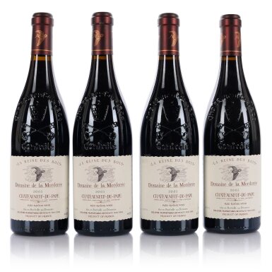 View full screen - View 1 of Lot 664. Châteauneuf du Pape, Cuvée de la Reine des Bois 2005 Domaine de la Mordorée (4 BT).