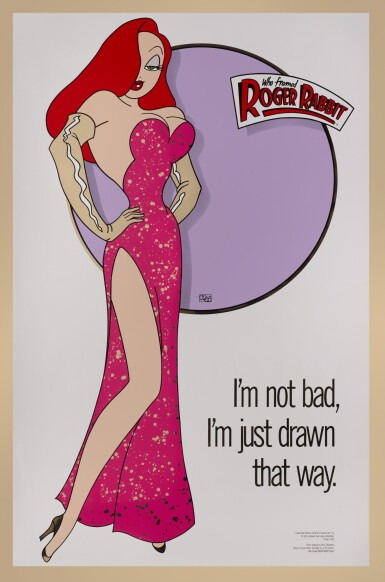 View full screen - View 1 of Lot 35. WHO FRAMED ROGER RABBIT? (1988) POSTER, US.