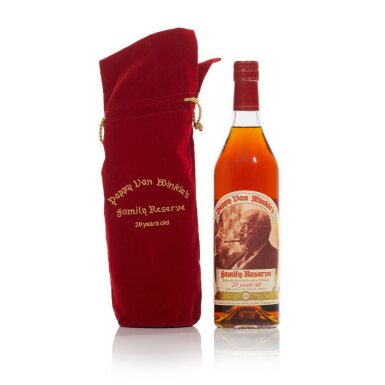 View full screen - View 1 of Lot 483. Pappy Van Winkle's 20 Year Old Family Reserve 90.4 proof NV (1 BT75).