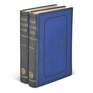View full screen - View 1 of Lot 34. JAMES, HENRY, JR. | Daisy Miller: A Study. An International Episode. Four Meetings. London: Macmillan and Co., 1879.