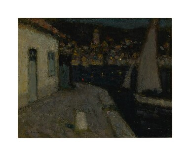 View full screen - View 1 of Lot 57. HENRI LE SIDANER | LES BARQUES, SAINT-JEAN-CAP-FERRAT.
