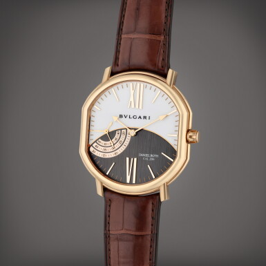 View full screen - View 1 of Lot 587. Reference 109.Y.50 Athys II | A pink gold wristwatch, Circa 2005.
