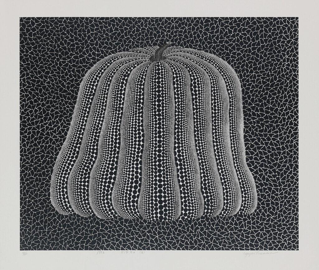 View full screen - View 1 of Lot 9523. YAYOI KUSAMA 草間彌生 | PUMPKIN (WHITE Y) 南瓜(白Y).