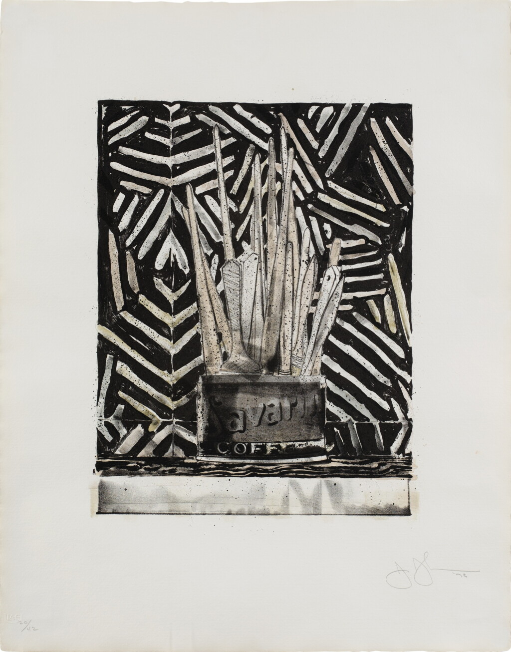 View full screen - View 1 of Lot 310. Savarin 5 (Corpse and Mirror) (ULAE 195).