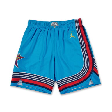 View full screen - View 1 of Lot 139. Jaylen Brown Game Issued ‘NBA All-Star Game’ Shorts | Probable Wear.