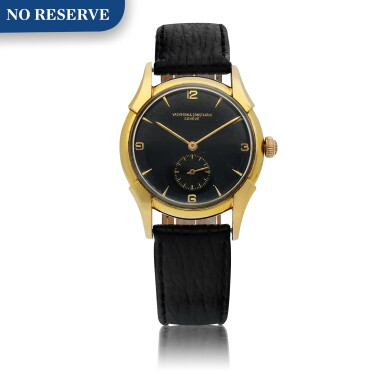 View full screen - View 1 of Lot 909. VACHERON CONSTANTIN | YELLOW GOLD WRISTWATCH CIRCA 1955 .