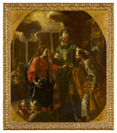 View full screen - View 1 of Lot 466. Marriage of the Virgin .