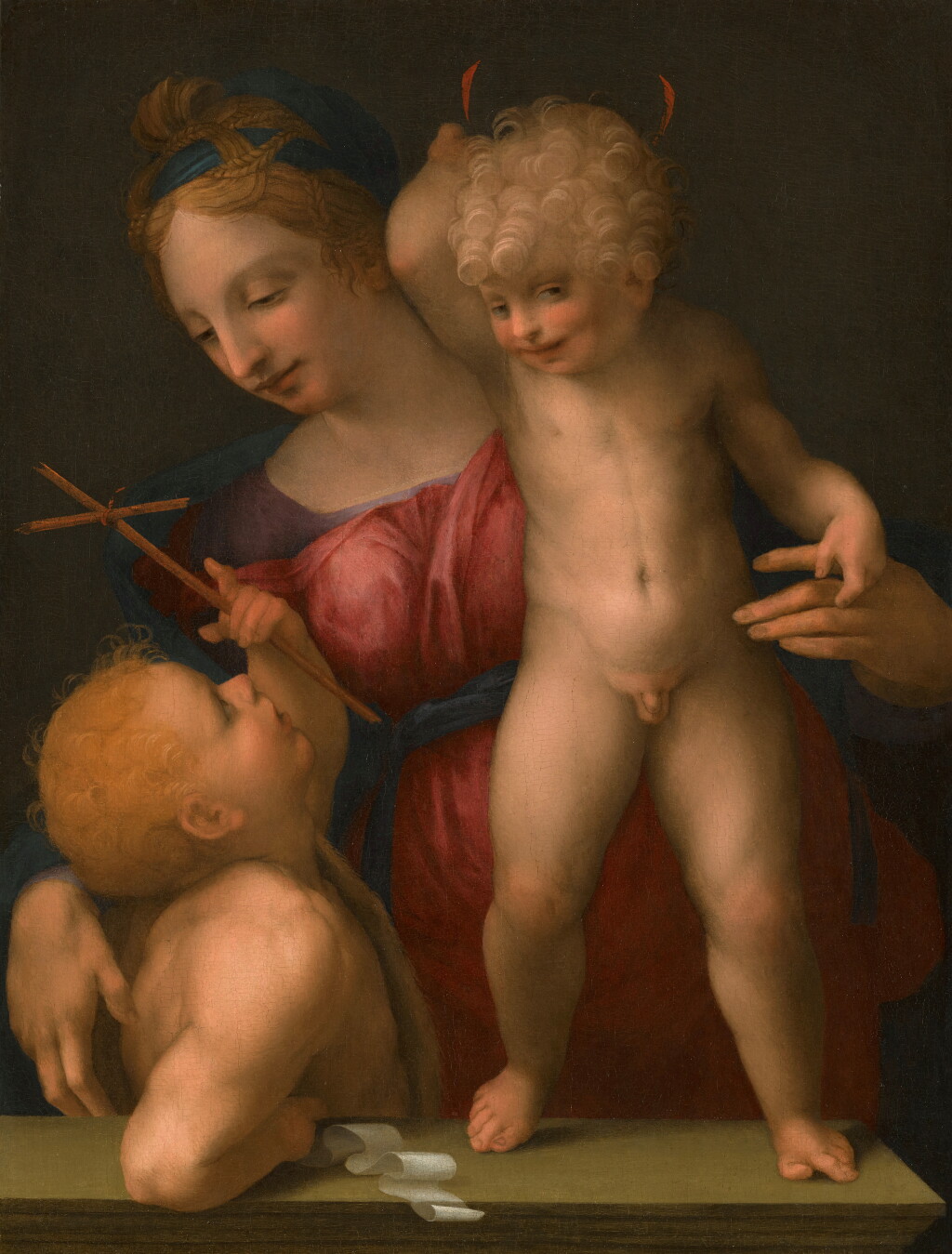 View full screen - View 1 of Lot 5. The Virgin and Child with the Infant Saint John the Baptist.