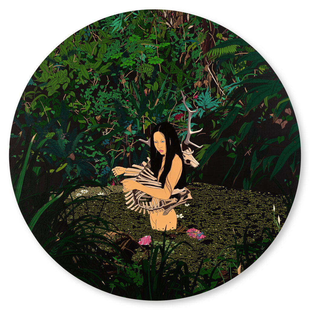 View full screen - View 1 of Lot 8531. Chen Fei 陳飛 | Female Deer 母鹿.