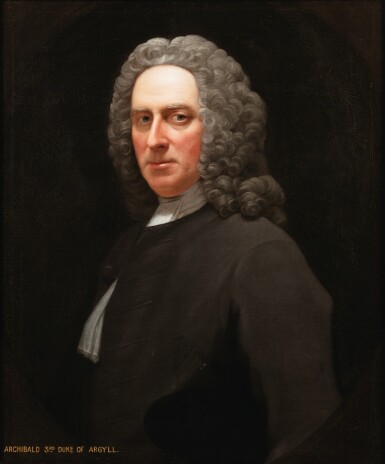 View full screen - View 1 of Lot 39. Portrait of Archibald Campbell, 3rd Duke of Argyll (1682-1761) .