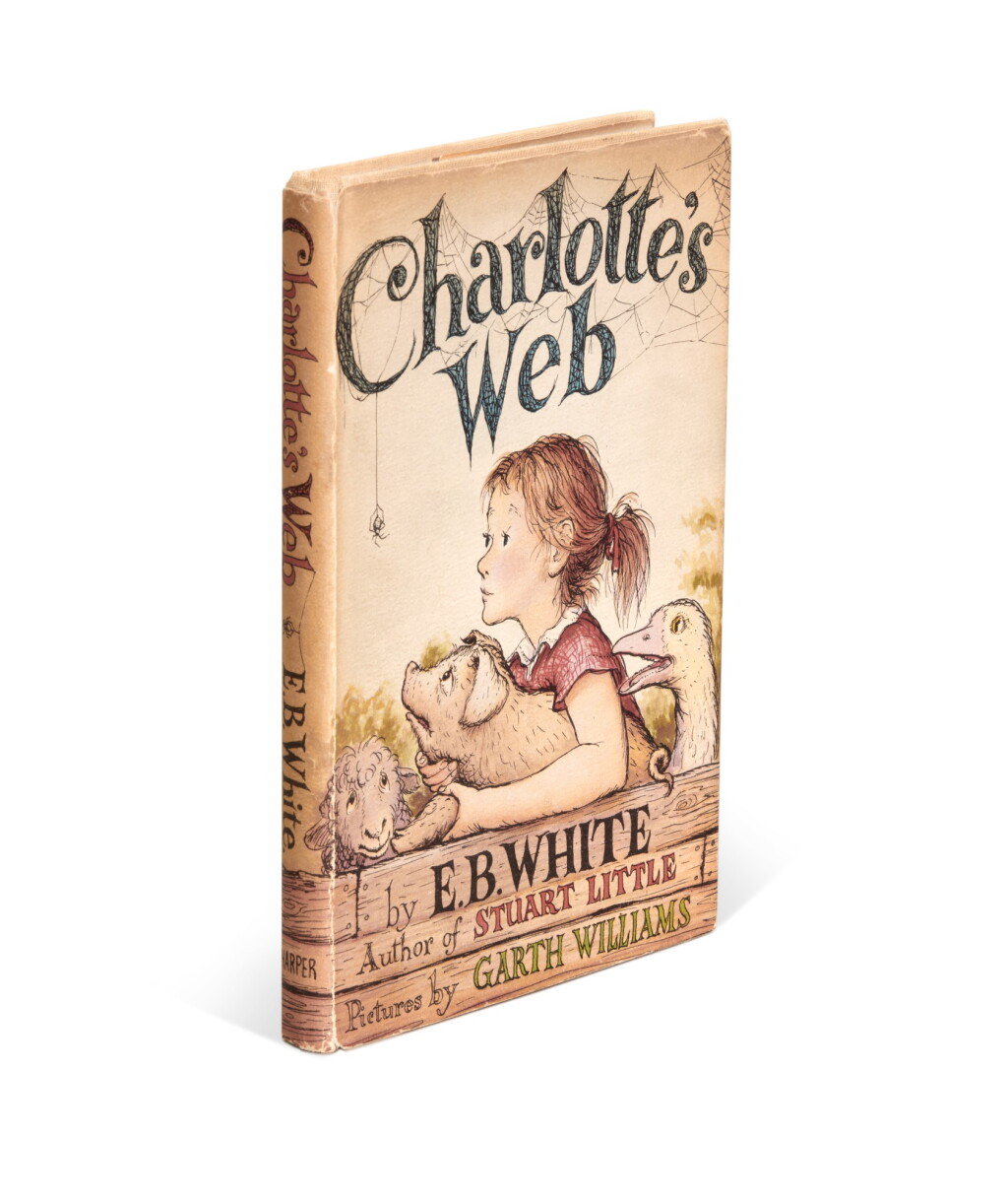 View full screen - View 1 of Lot 169. E.B. White | Charlotte's Web. New York: Harper & Brothers, 1952, signed by the author.