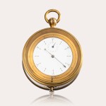 A gilt-brass Compteur à Coincidences inking chronograph with 60-minute register