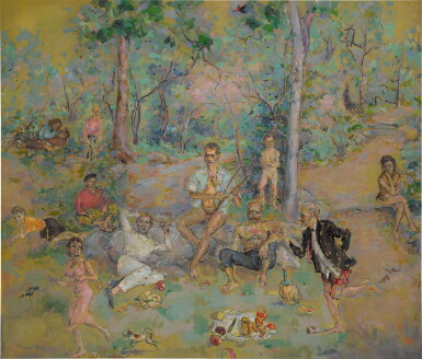 View full screen - View 1 of Lot 32. Orpheus, Homage to Poet Edward Field.