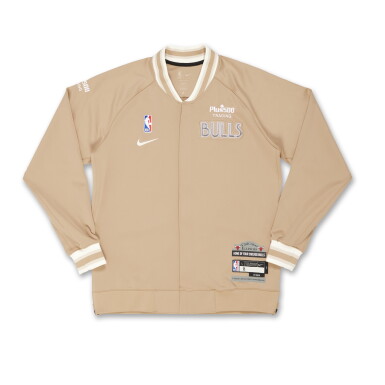 View full screen - View 1 of Lot 205. Zach LaVine Chicago Bulls 2024-2025 Game Worn City Edition Warmup Jacket.