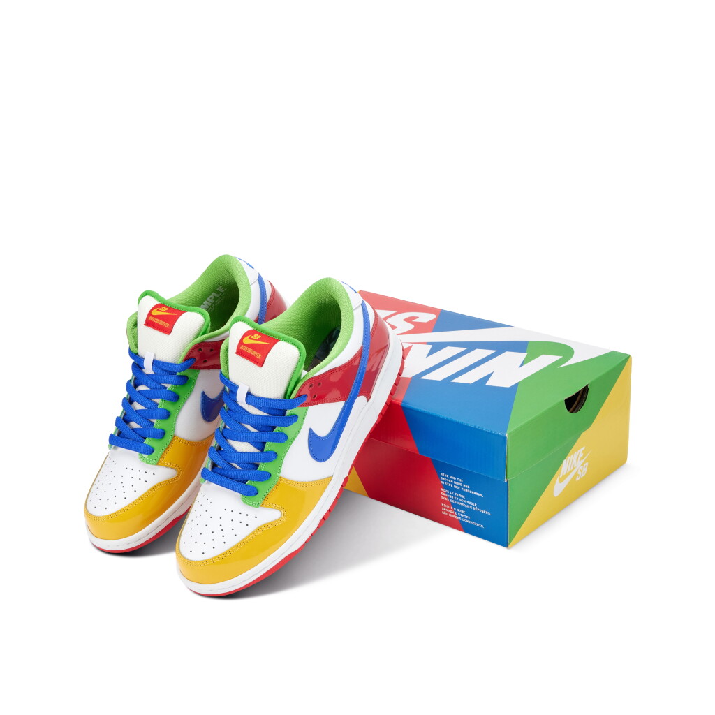 View full screen - View 1 of Lot 14. Nike SB Dunk Low ‘Sandy Bodecker’ Promo Sample | Size 9.