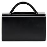 Shiny Bleu Tempete and Emerald Crocodile and Black Vache Hunter Petit H Box Bag 18 Palladium Hardware