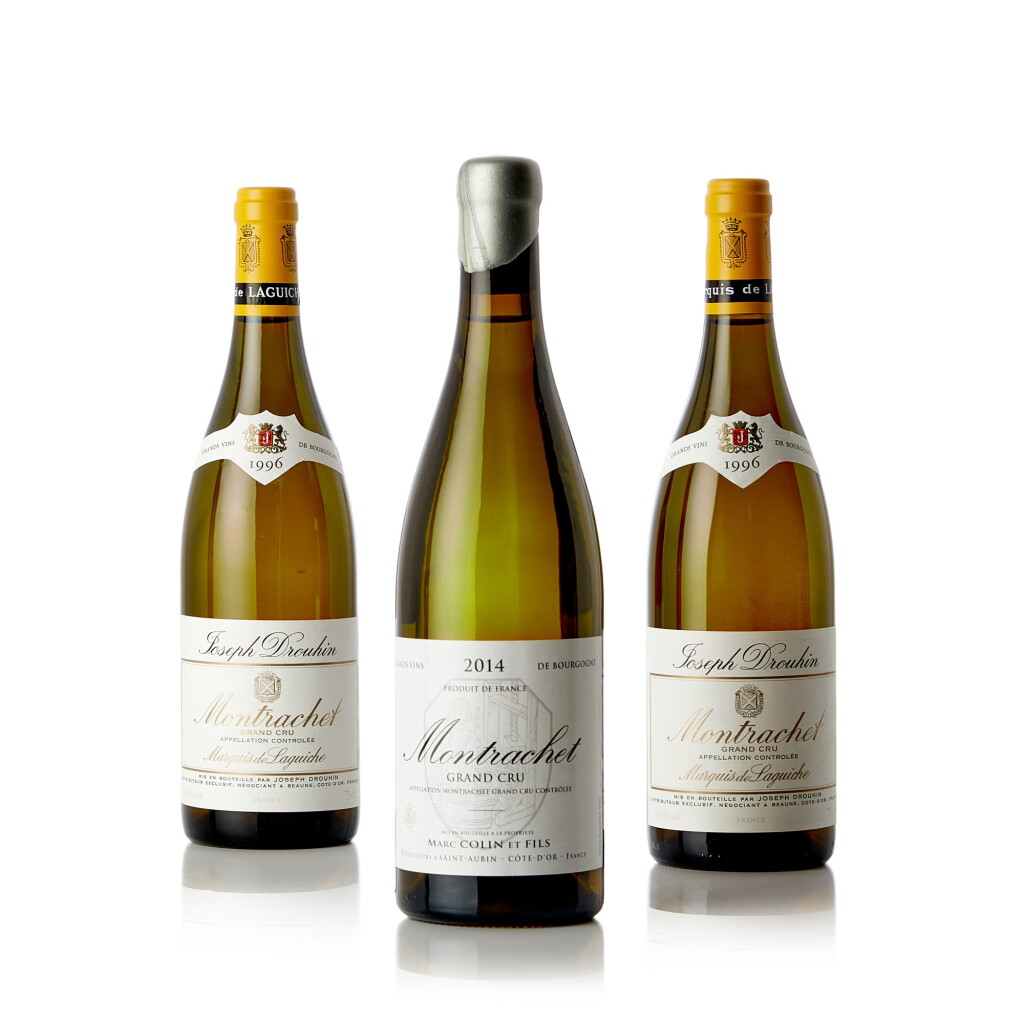 View full screen - View 1 of Lot 7357. Montrachet, Marquis de Laguiche 1996 Joseph Drouhin (3 BT).