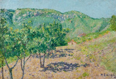 View full screen - View 1 of Lot 184. Paysage de printemps.