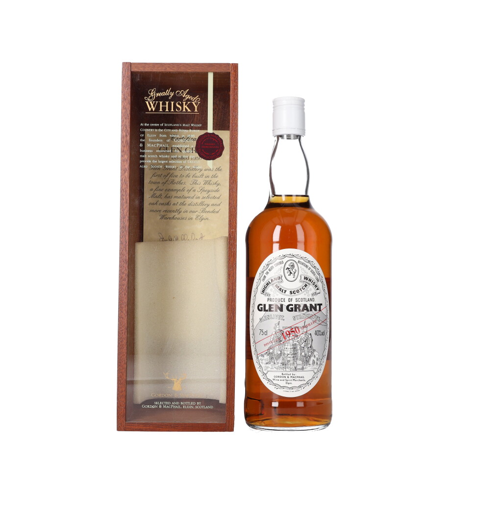 View full screen - View 1 of Lot 5530. Glen Grant Gordon & MacPhail 40 Year Old 40.0 abv 1950 (1 BT75).