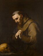 Saint Francis in meditation