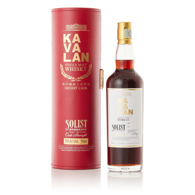 View full screen - View 1 of Lot 9740. Kavalan Solist Sherry Cask #S100201011A 58.6 abv 2010 (1 BT70).