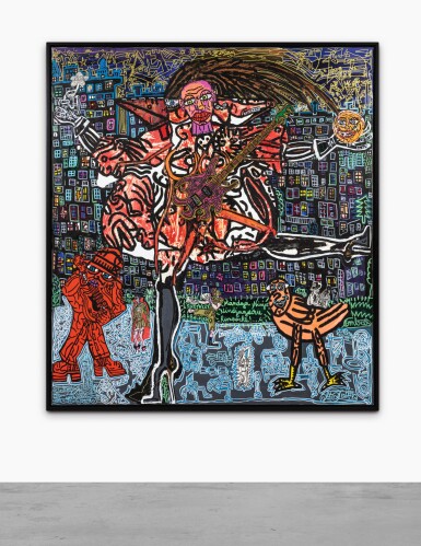 View full screen - View 1 of Lot 126. ROBERT COMBAS | LA CHANSON DE LA GUITARISTE….