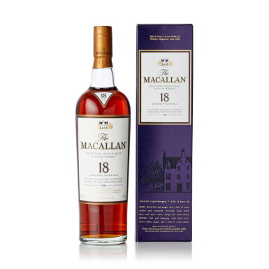 View full screen - View 1 of Lot 7817. The Macallan 18 Year Old 43.0 abv 1990 (1 BT70).